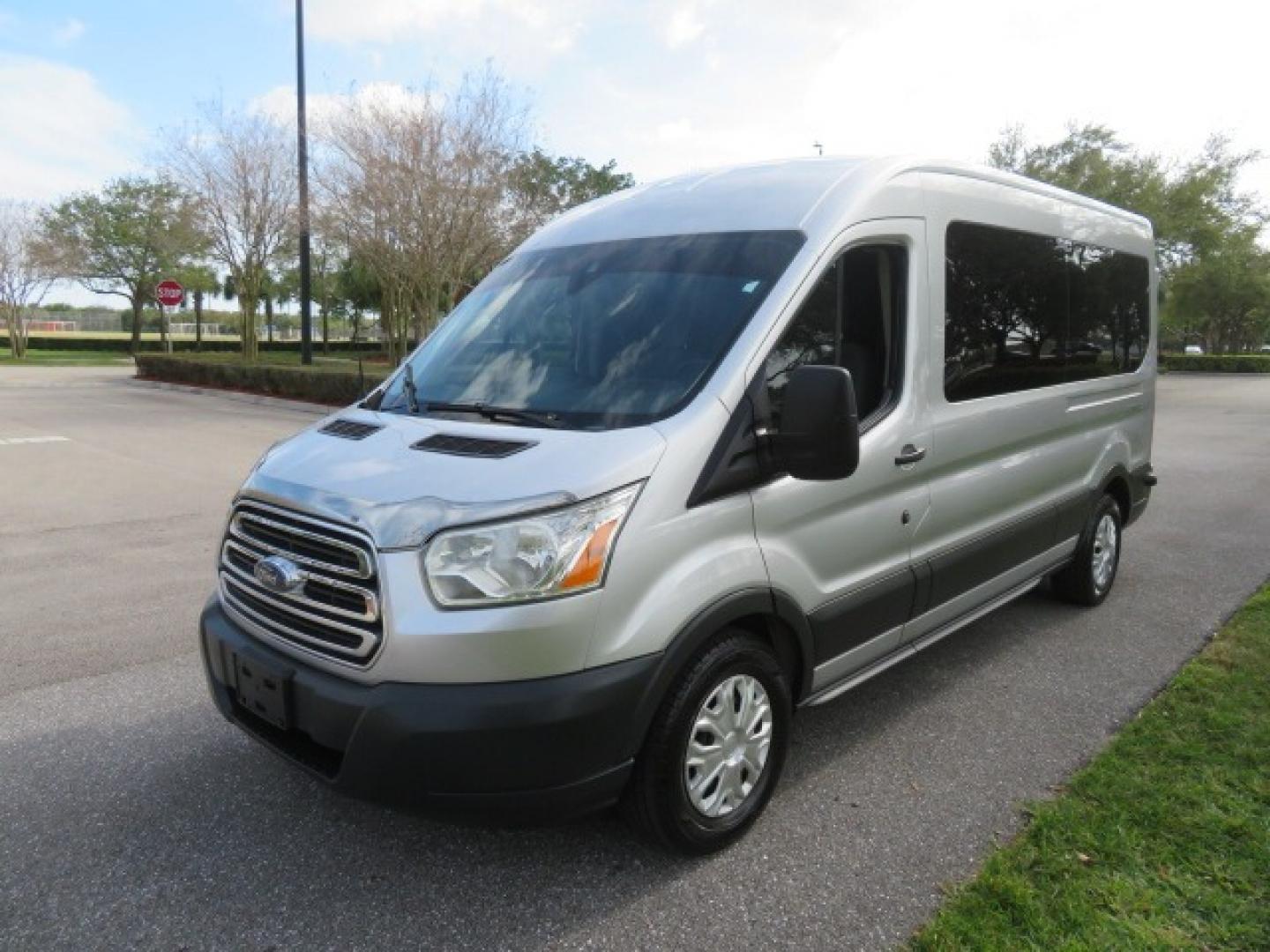 2015 Silver /Gray Ford Transit (1FBZX2CG0FK) , located at 4301 Oak Circle #19, Boca Raton, FL, 33431, (954) 561-2499, 26.388861, -80.084038 - Photo#18